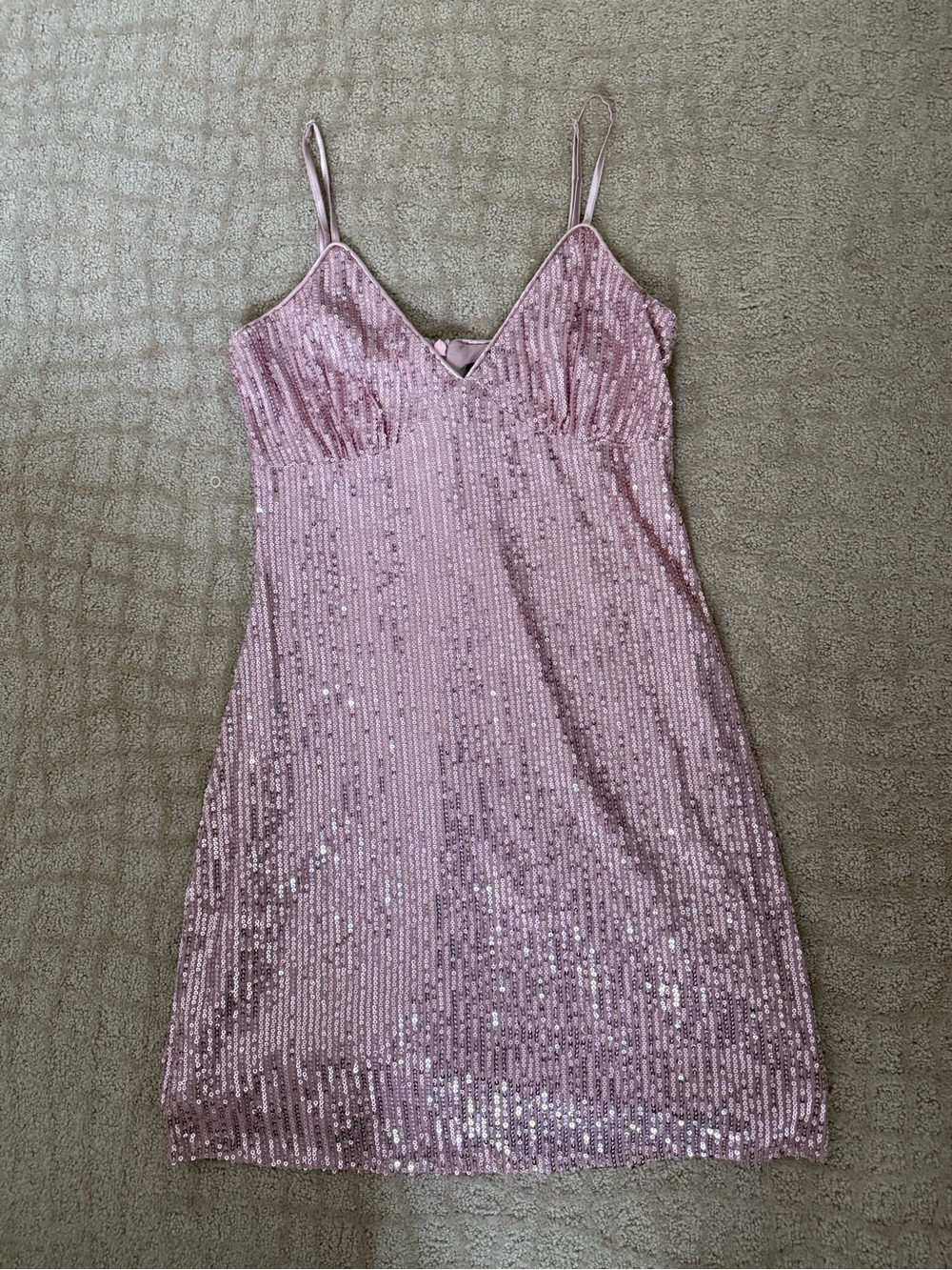 Lulu's Rose Pink Sequin Mini Slip Dress - Picture 7 of 7